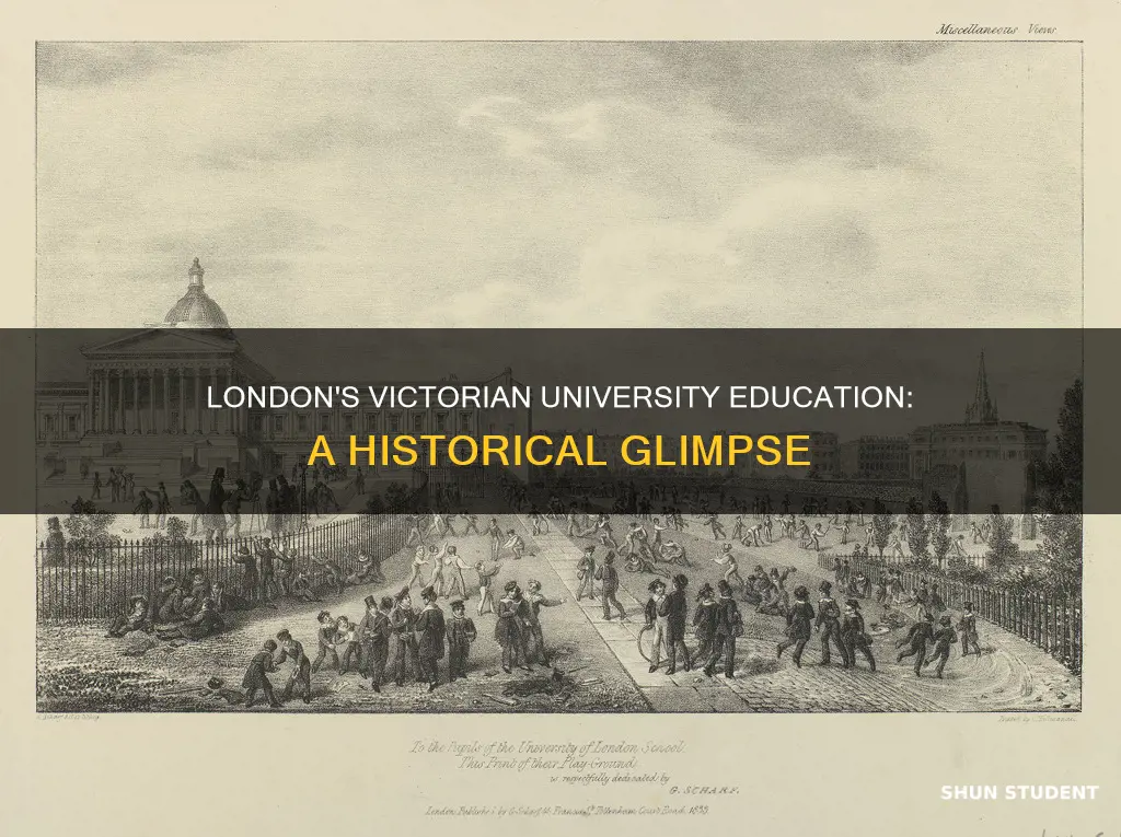 what students learn in university in london victorian era
