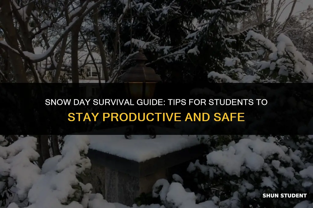 what students need to do for snow day