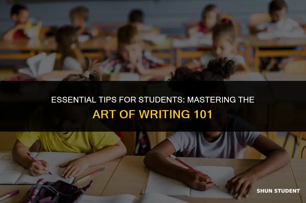 what students need to know before writing 101