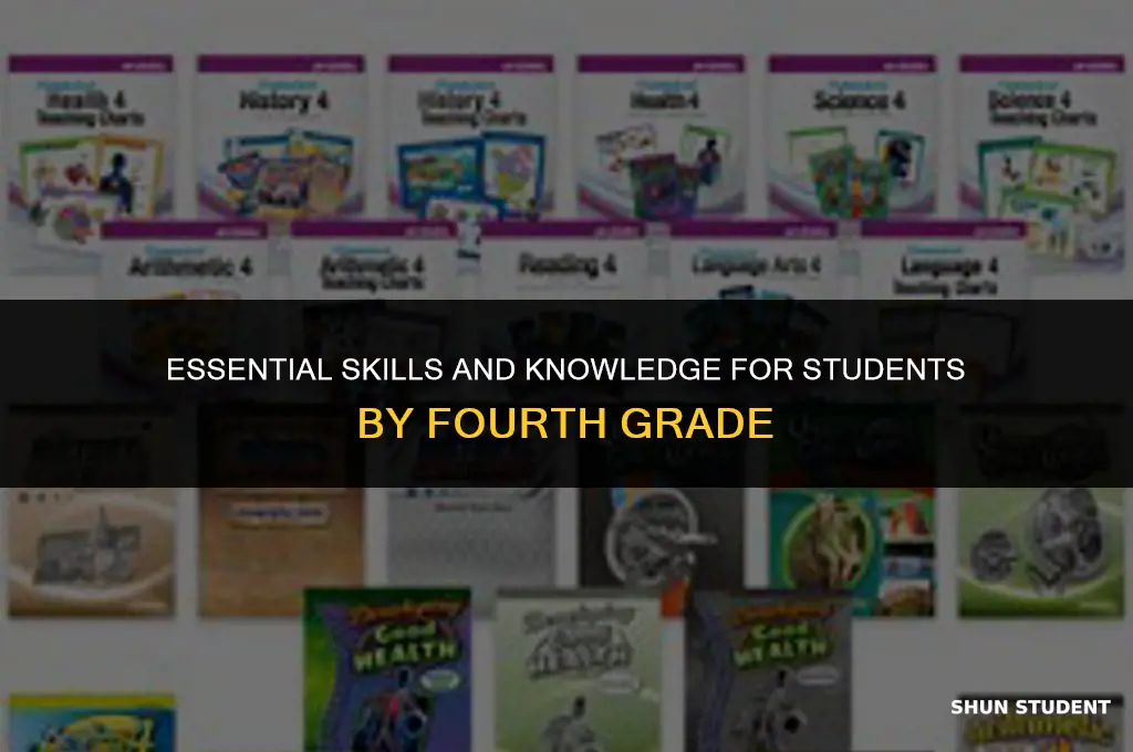 what students need to know by 4th grade