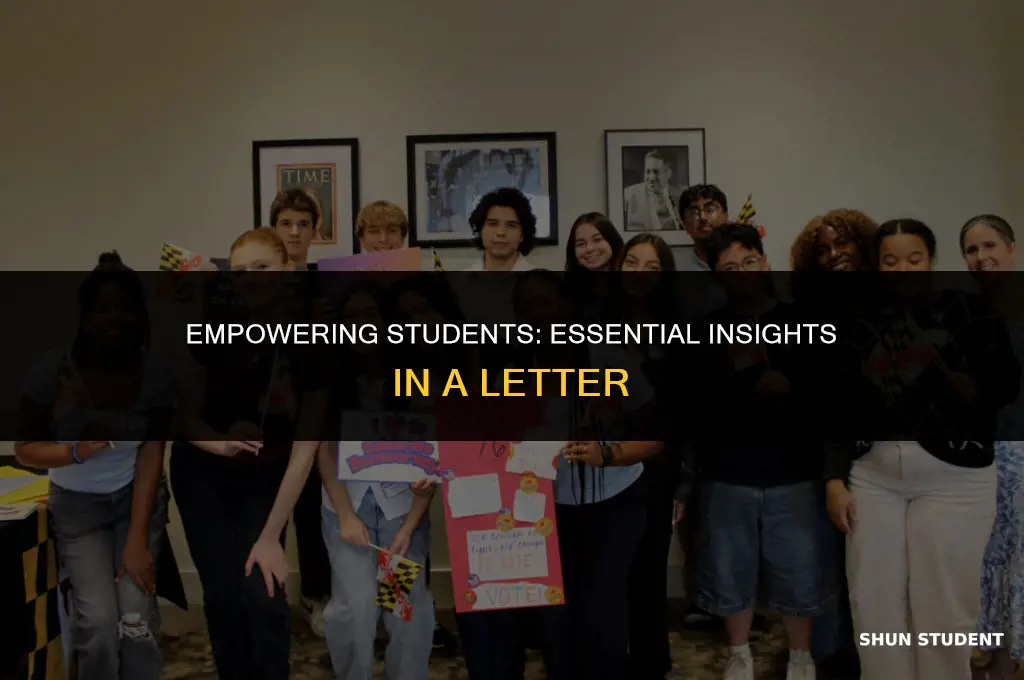 what students need to know letter