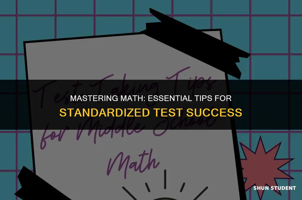 what students need to know math on standardized test