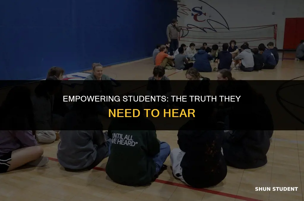what students really need to hear article
