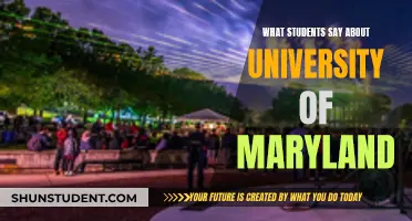 UMD Students' Honest Reviews: A University of Maryland Experience