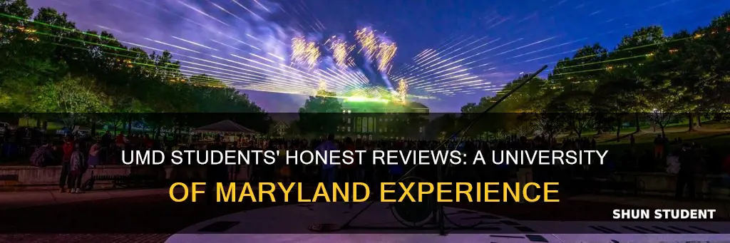 what students say about university of maryland