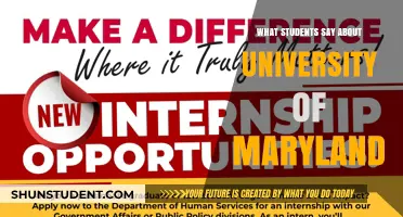 Maryland Students Share Their University Experiences
