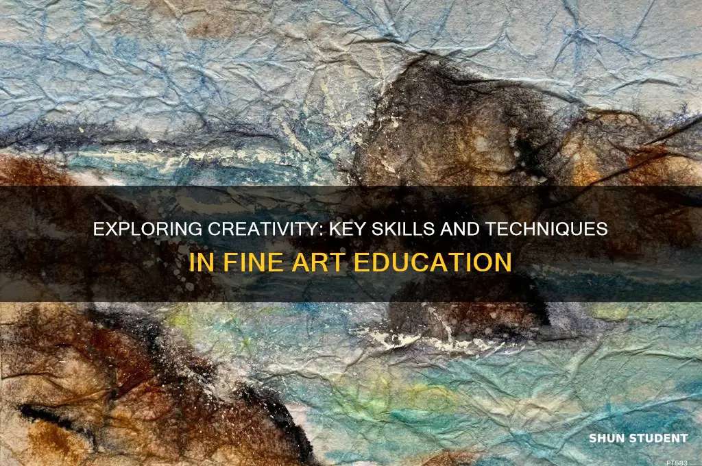 what students will learn in fine art