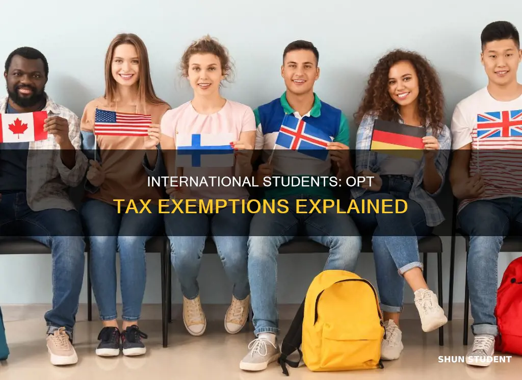 what tax international students on opt are exempt