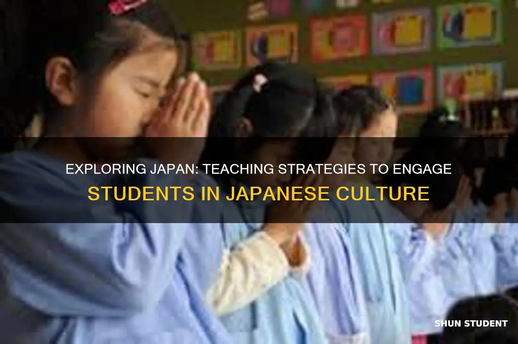what teacher could do to help students understand japanese culture
