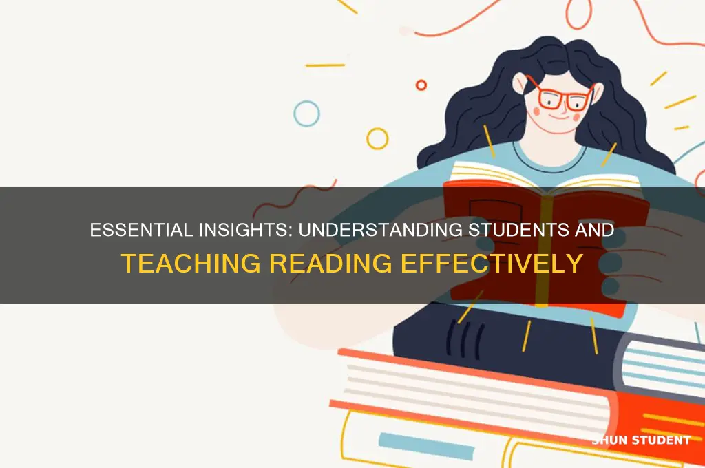 what teachers must know about students and teaching reading