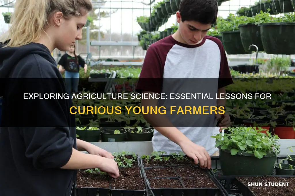 what teaches students about the science agriculture