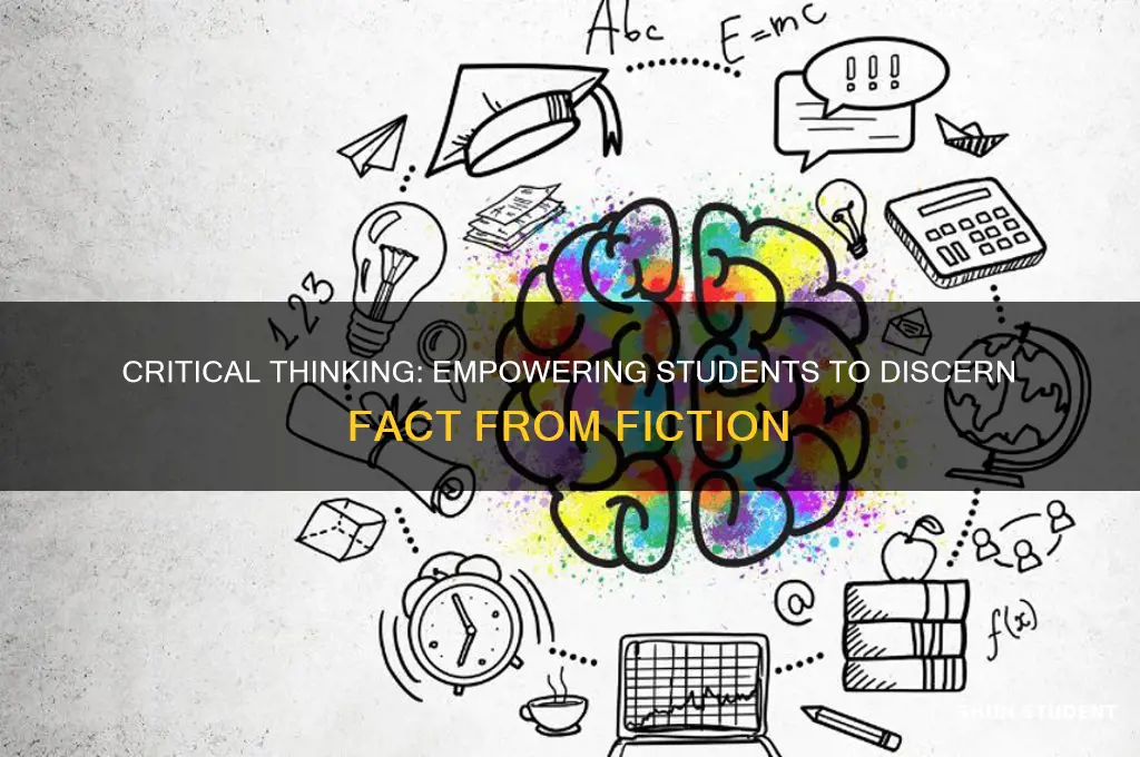 what teaches students how to separate fact from fiction