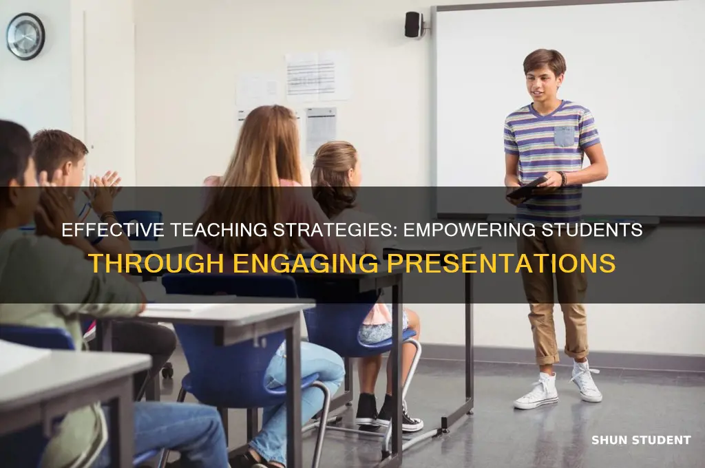 what teaching strategy used student presentation