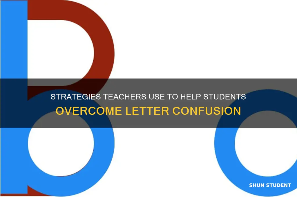 what the teacher does when student often confuses letters