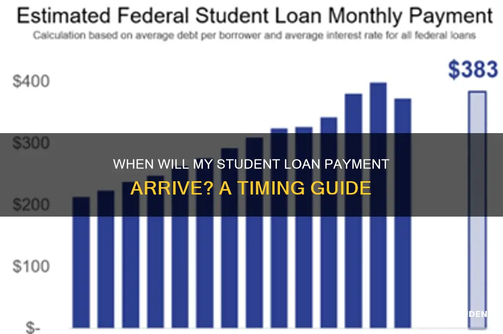 what time will my student loan go in