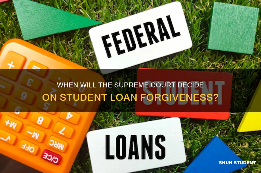 what time will supreme court rule on student loans