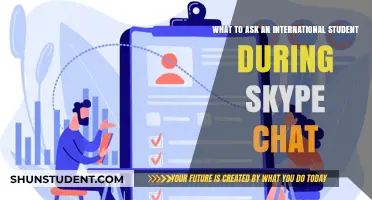 Engaging International Students: Skype Chat Questions