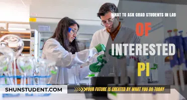 Key Questions to Ask Grad Students in Your PI's Lab