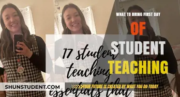 First Day of Student Teaching: Essential Items to Bring