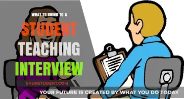 Ace Your Student Teaching Interview: Essential Items to Bring