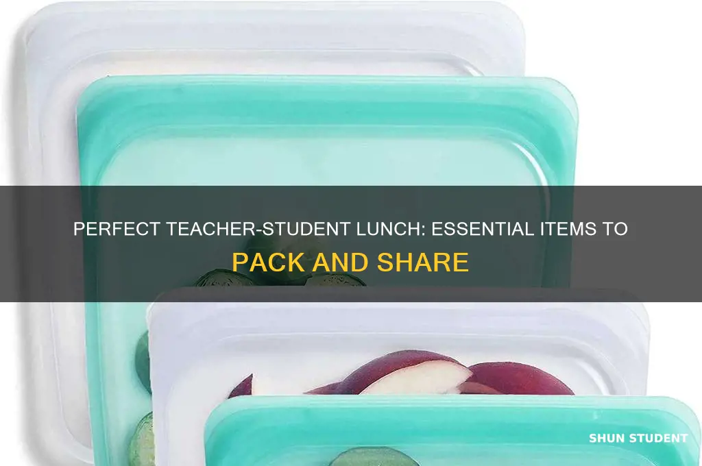 what to bring to a teacher student lunch