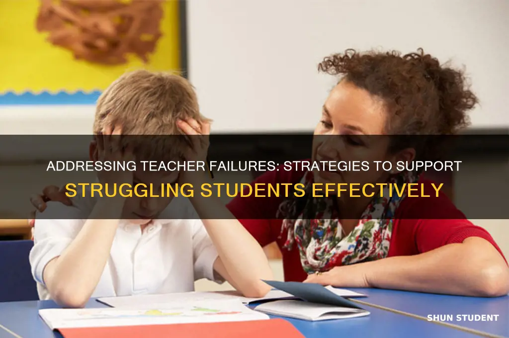 what to do about a teacher failing students