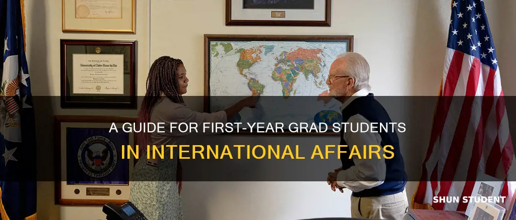 what to do first year grad student international affairs