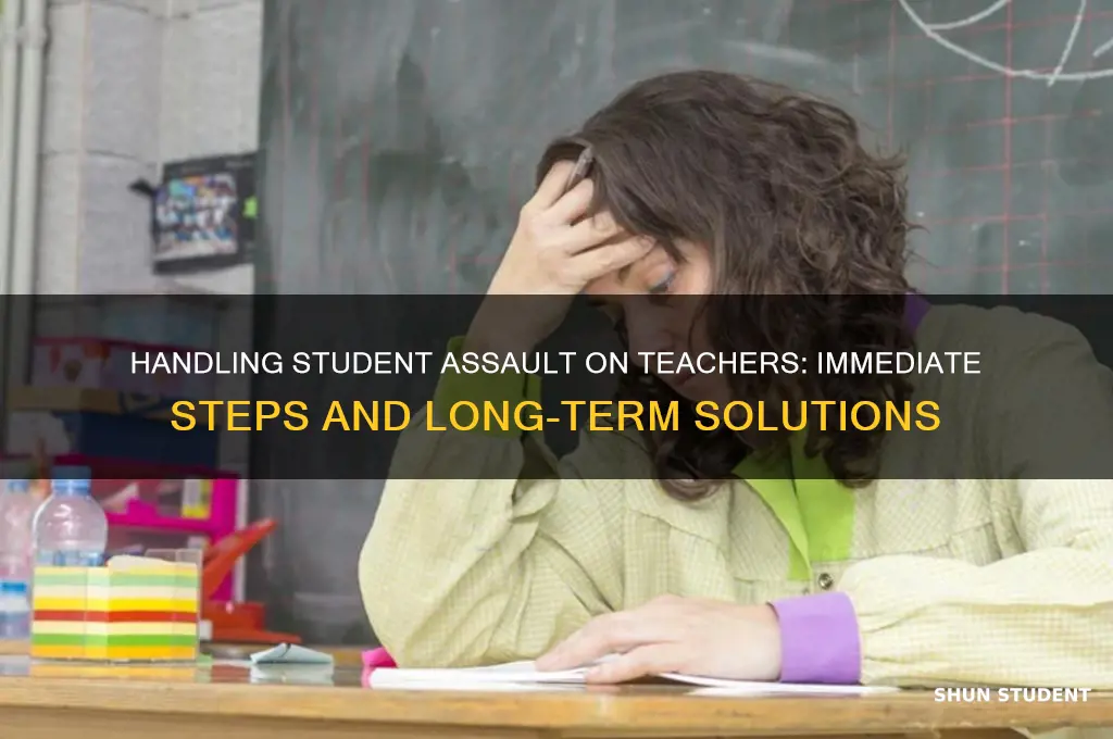 what to do if a student assaults a teacher