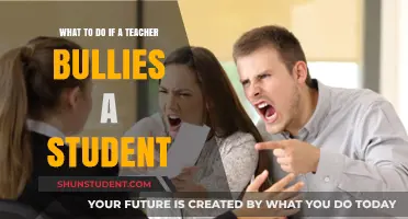 Teacher Bullying: Empowering Students to Take Action and Seek Support