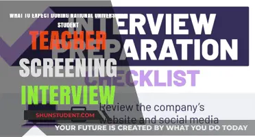 Student-Teacher Screening Interviews: What to Expect