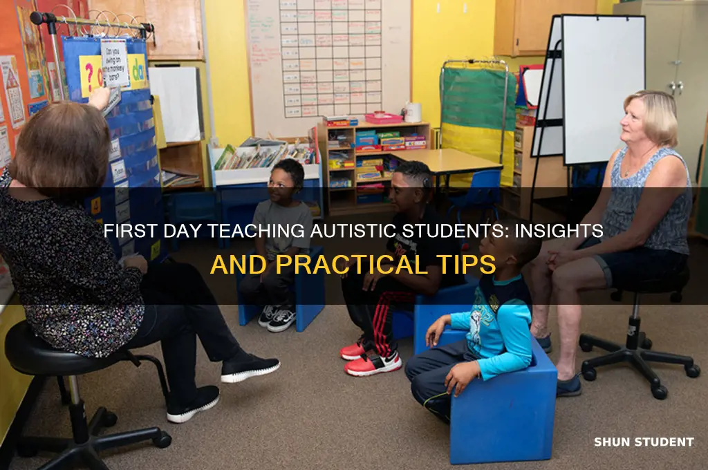 what to expect on first day teaching autistic students
