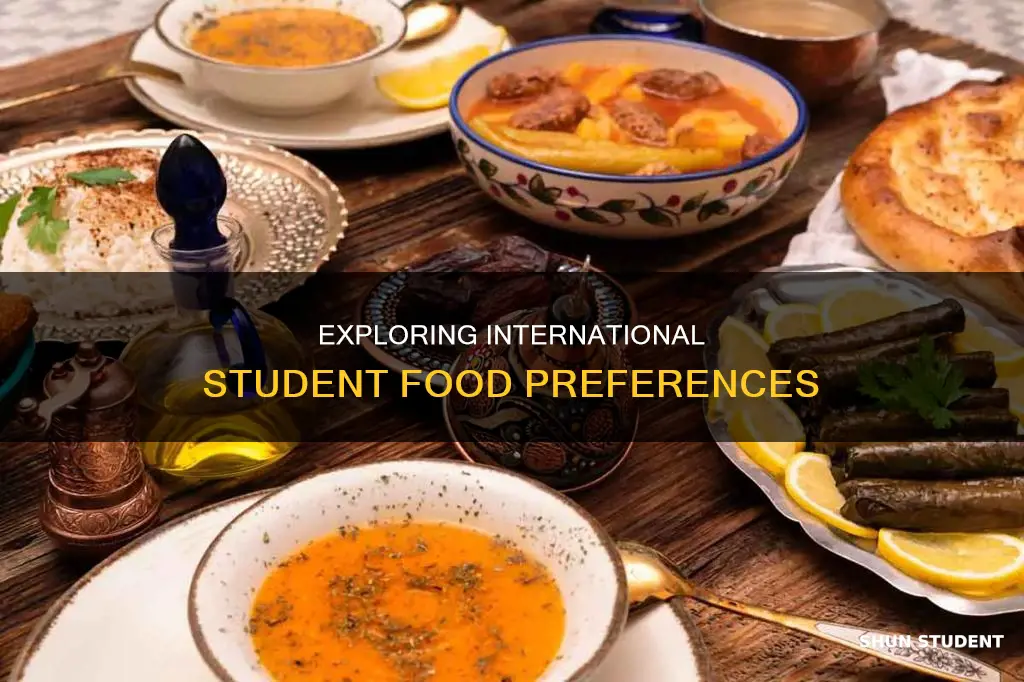 what to feed international students