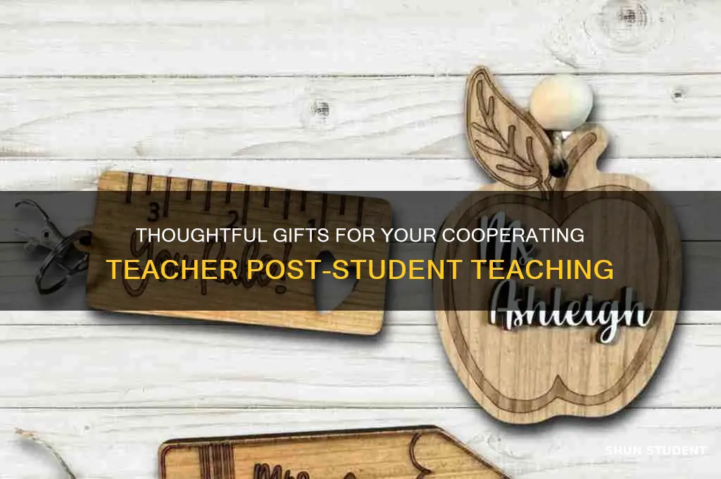 what to get my cooperating teacher after student teaching