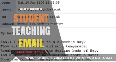 Crafting a Perfect Student Teaching Email: Essential Elements to Include