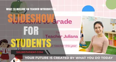 Crafting Engaging Teacher Introductions: Essential Slideshow Elements for Students