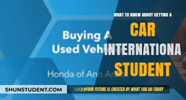 International Students' Guide to Buying a Car