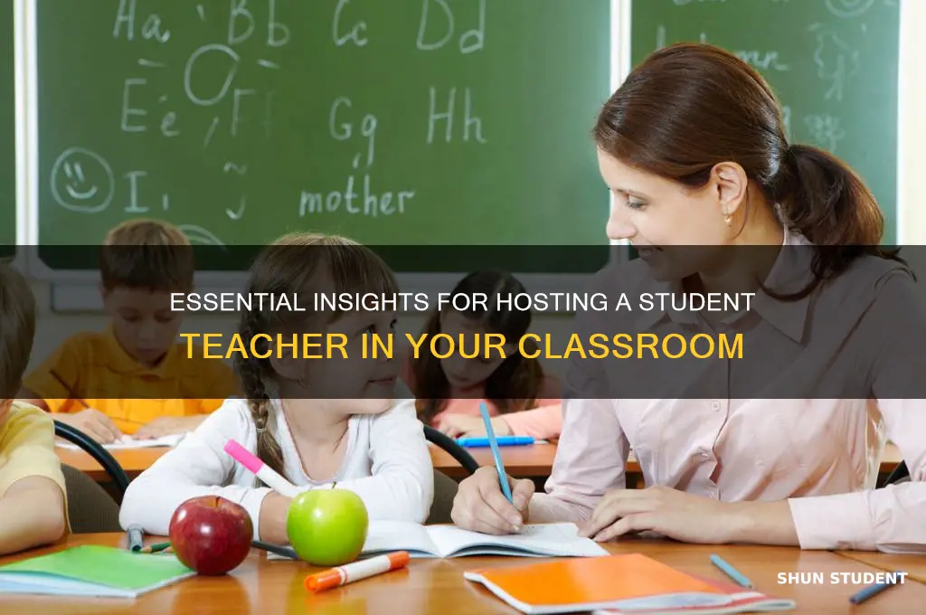 what to know about taking a student teacher