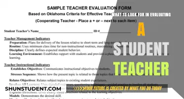 Key Qualities to Evaluate in a Student Teacher's Performance