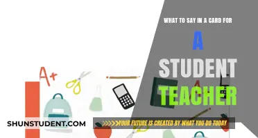 Heartfelt Messages: Crafting the Perfect Note for Your Student Teacher