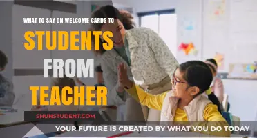 Warm Welcome Messages: Teacher Tips for Student Greeting Cards
