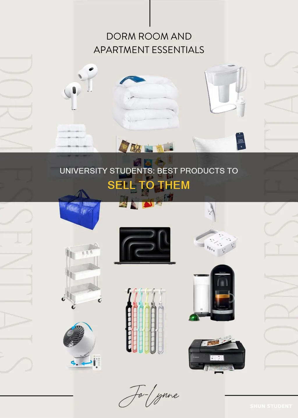 what to sell to university students