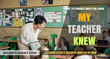 What Students Write: 'I Wish My Teacher Knew' Reveals Insights
