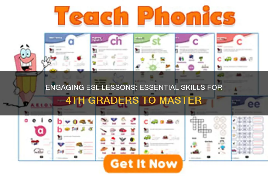 what to teach 4th grade esl students
