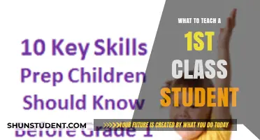 Essential Skills and Lessons for First-Grade Students to Master