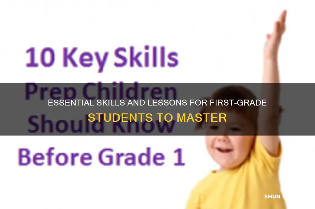 what to teach a 1st class student