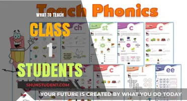 Engaging and Essential Lessons for Class 1 Students to Learn