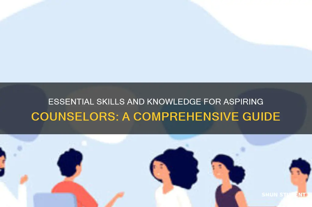 what to teach counseling students