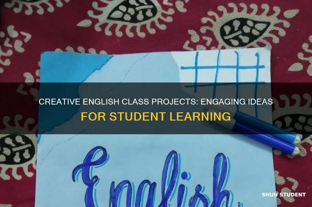 what to teach for english class student project