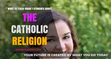 Introducing Grade 1 Students to Catholic Faith Fundamentals