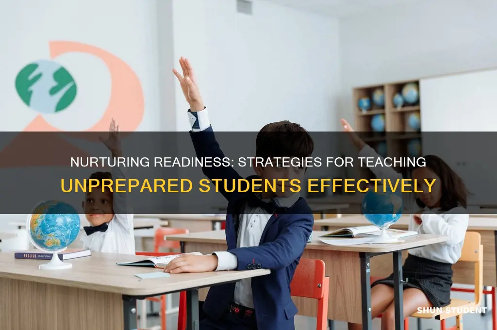 what to teach student when they arent ready to learn